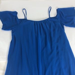 Tacera Blue Ladies Dress New L